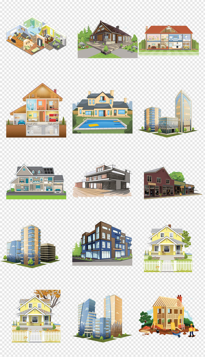 手繪卡通3D建筑 創(chuàng)意與實(shí)用的完美結(jié)合