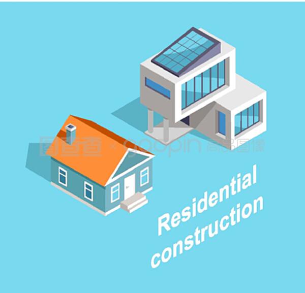 現代住宅建筑模板 三角形屋頂與創意窗戶設計的完美融合